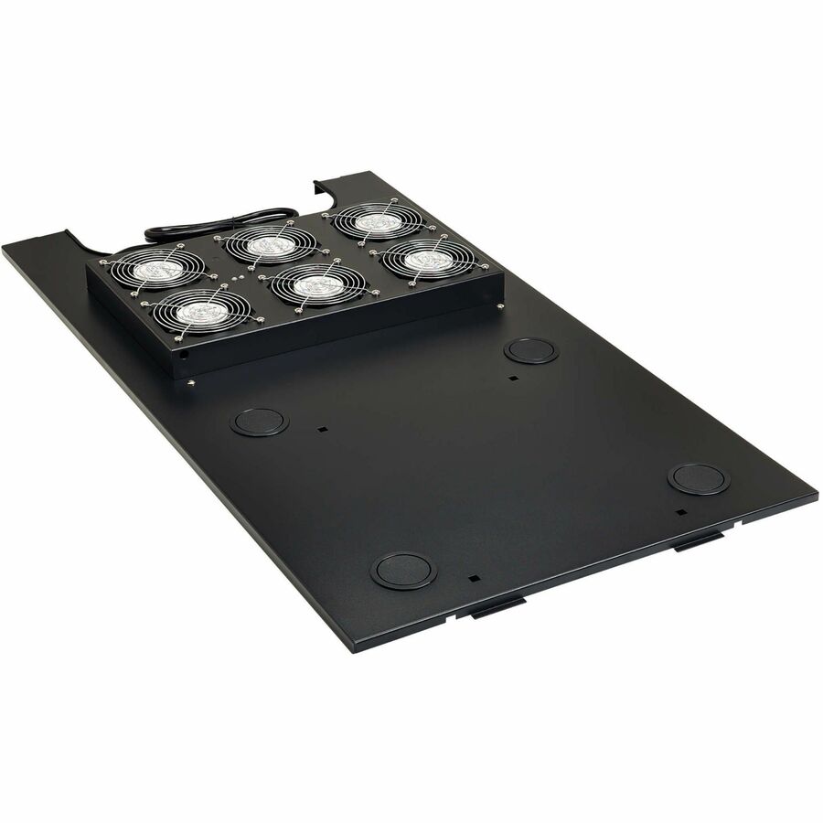 Eaton Tripp Lite Series SmartRack Roof-Mounted Fan Panel for Deep Rack Enclosure Cabinets - 6 120V Fans, 630 CFM, 5-15P Plug — SRFANROOFDP