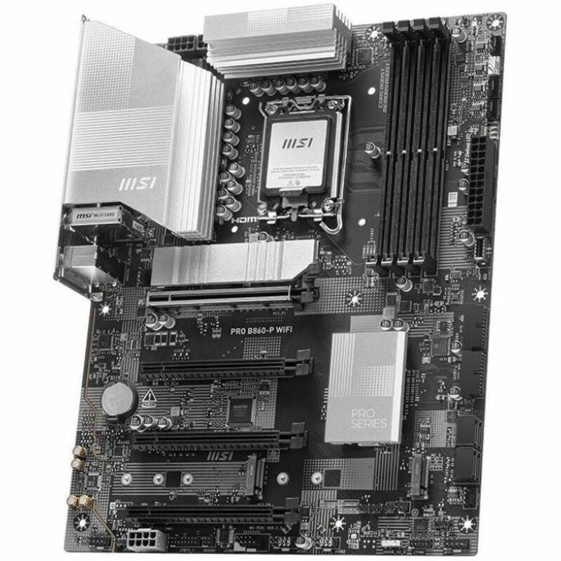 MSI Pro PRO B860-P WIFI Gaming Desktop Motherboard - Intel B860 Chipset - Socket LGA-1851 - ATX — B860PWIFI