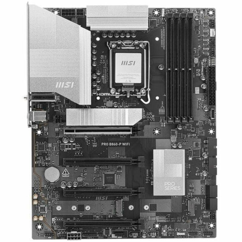 MSI Pro PRO B860-P WIFI Gaming Desktop Motherboard - Intel B860 Chipset - Socket LGA-1851 - ATX — B860PWIFI