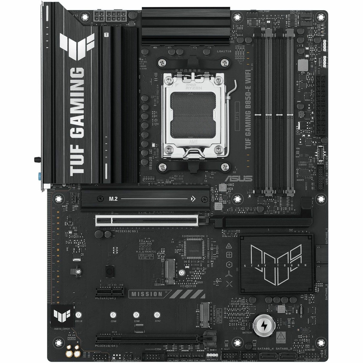 TUF GAMING B850-E WIFI Gaming Desktop Motherboard - AMD B850 Chipset - Socket AM5 - ATX — TUF GAMING B850-E WIFI