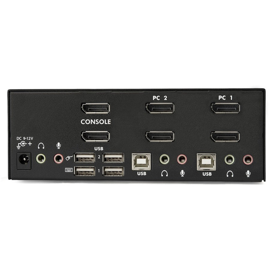 StarTech.com 2 Port Dual DisplayPort USB KVM Switch with Audio — SV231DPDDUA