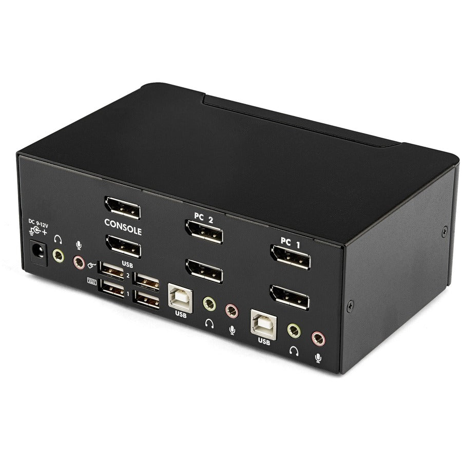 StarTech.com 2 Port Dual DisplayPort USB KVM Switch with Audio — SV231DPDDUA