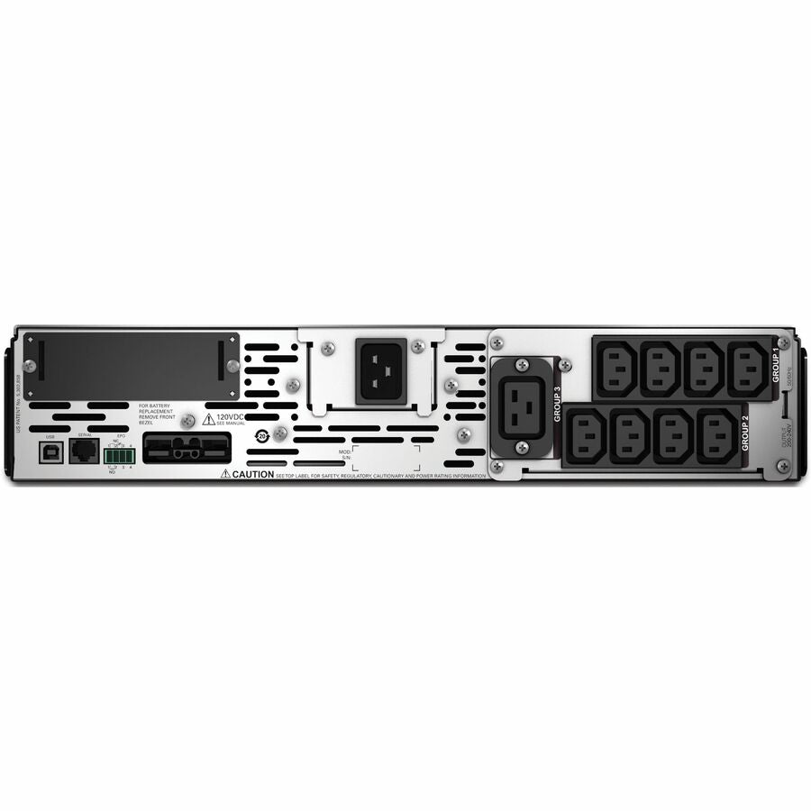 APC Smart-UPS X, Line Interactive, 3kVA, Rack/tower convertible 2U, 208V-230V, 8x C13+1x C19 IEC, SmartSlot, Extended runtime — SMX3000RMHV2U