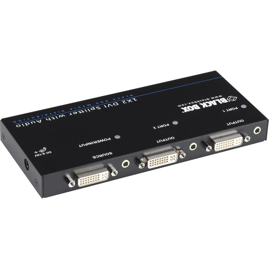 Black Box DVI-D Splitter with Audio and HDCP, 1 x 2 — AVSP-DVI1X2