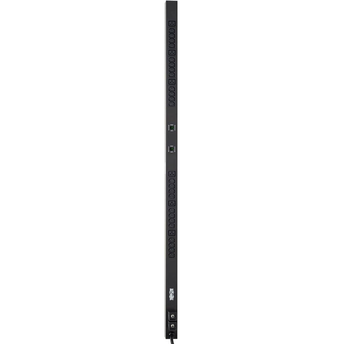 Eaton Tripp Lite Series 5.5kW Single-Phase Local Metered PDU, 208/230V Outlets (6-C19 & 24-C13), L6-30P, 10 ft. (3.05 m) Cord, 0U Vertical — PDUMV30HV