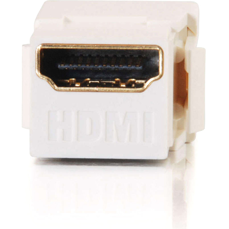 C2G Snap-In HDMI F/F Keystone Insert Module - White — 03345