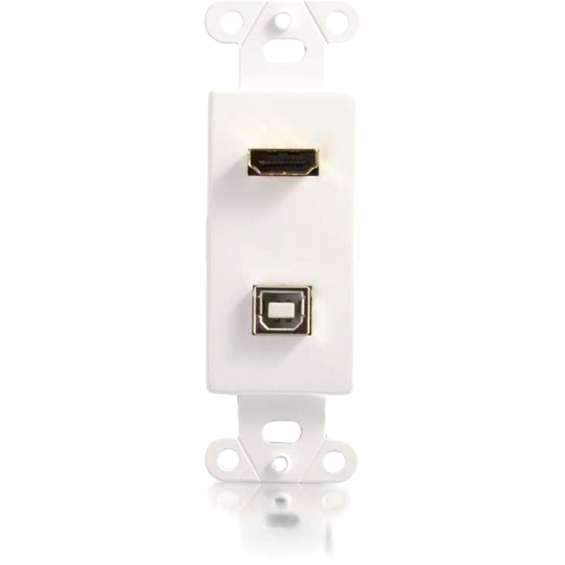 C2G HDMI and USB Pass Through Wall Plate — 39702