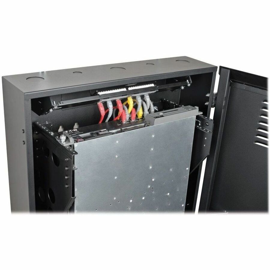 Eaton Tripp Lite Series SmartRack 6U Low-Profile Vertical-Mount Switch-Depth Wall-Mount Rack Enclosure Cabinet — SRWF6U