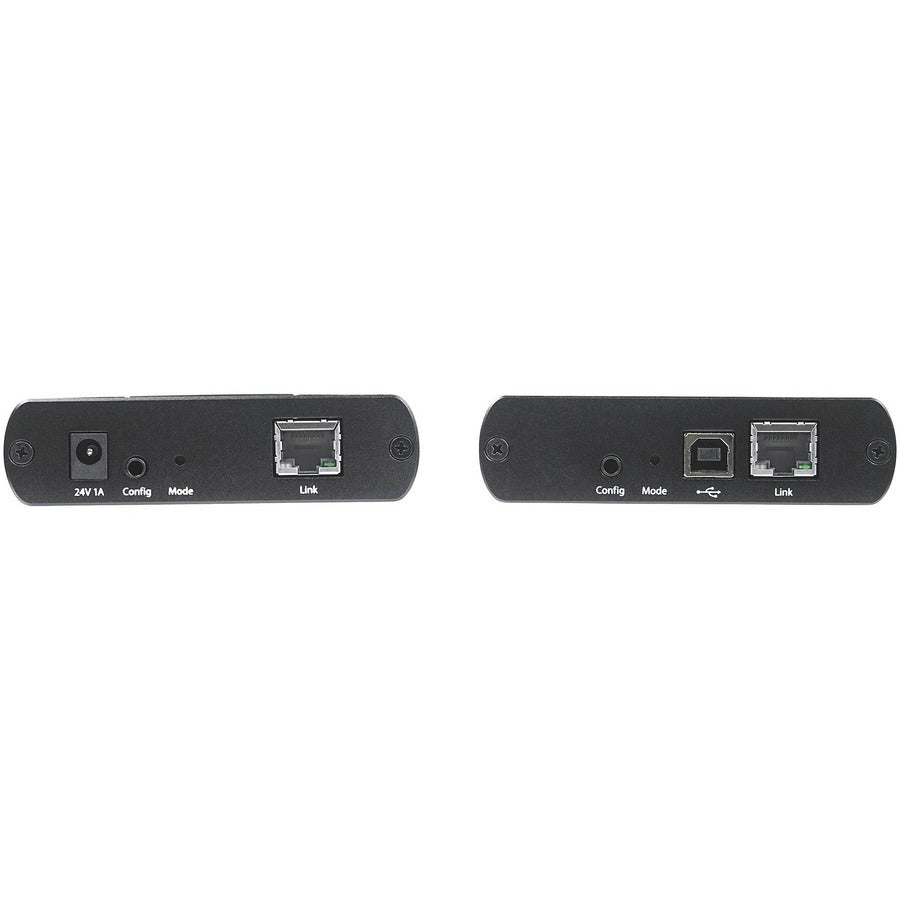 StarTech.com 4 Port USB 2.0 Extender Hub over Cat5e or Cat6 Ethernet Cable - 330ft/100m Metal USB 2.0 Extender Kit - ESD, Powered, 480mbps — USB2004EXT2NA
