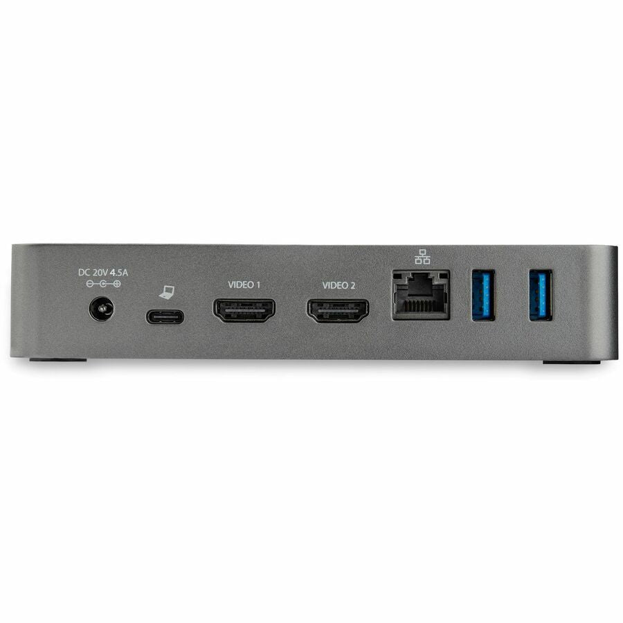 StarTech.com USB-C Dock - Dual Monitor 1080p HDMI Laptop Docking Station - 60W Power Delivery - 1x USB-C, 3x USB-A, GbE - Mac & Windows — DK30CHHPD