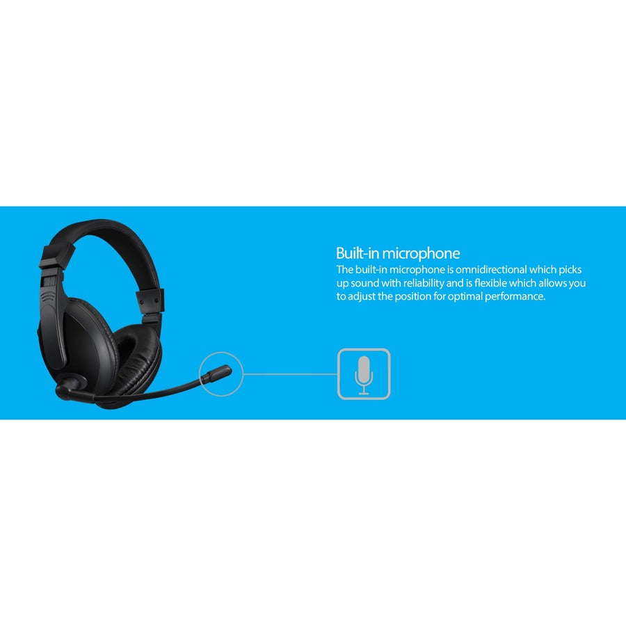 Adesso Xtream H5U - USB Stereo Headset with Microphone - Noise Cancelling - Wired- Lightweight — Xtream H5U