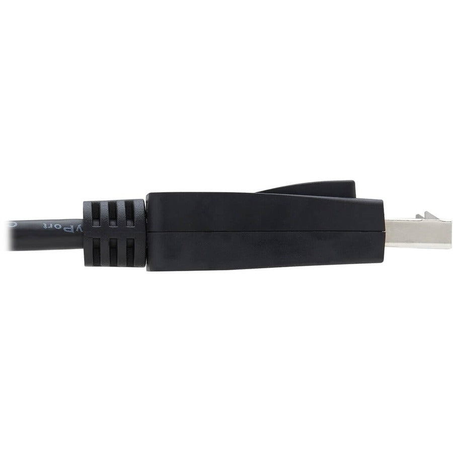 Eaton Tripp Lite Series DisplayPort 1.4 Cable with Latching Connectors, 8K (M/M), Black, 15 ft. (4.57m) — P580-015-V4