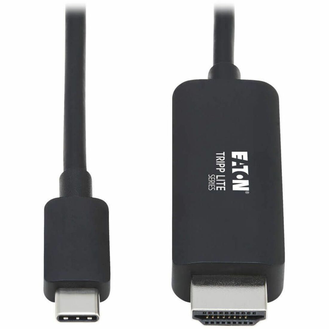 Eaton Tripp Lite Series USB-C to HDMI Adapter Cable (M/M), 4K, 4:4:4, Thunderbolt 3 Compatible, Black, 6 ft. (1.8 m) — U444-006-HBE