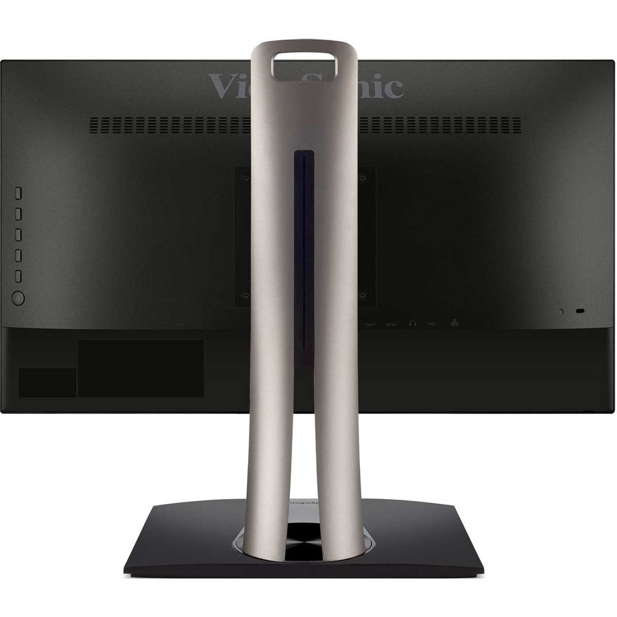 ViewSonic VP2468a 24-Inch IPS 1080p Monitor with Advanced Ergonomics, 100% sRGB Rec 709, 14-bit 3D LUT, Eye Care, 65W USB C, RJ45, HDMI, DP Daisy Chain for Home and Office — VP2468A