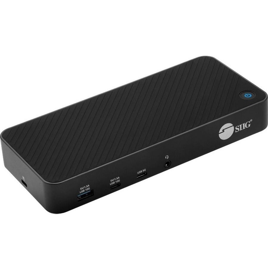 SIIG Triple Hybrid 4K Video Docking Station with PD Charging — JU-DK0P11-S1