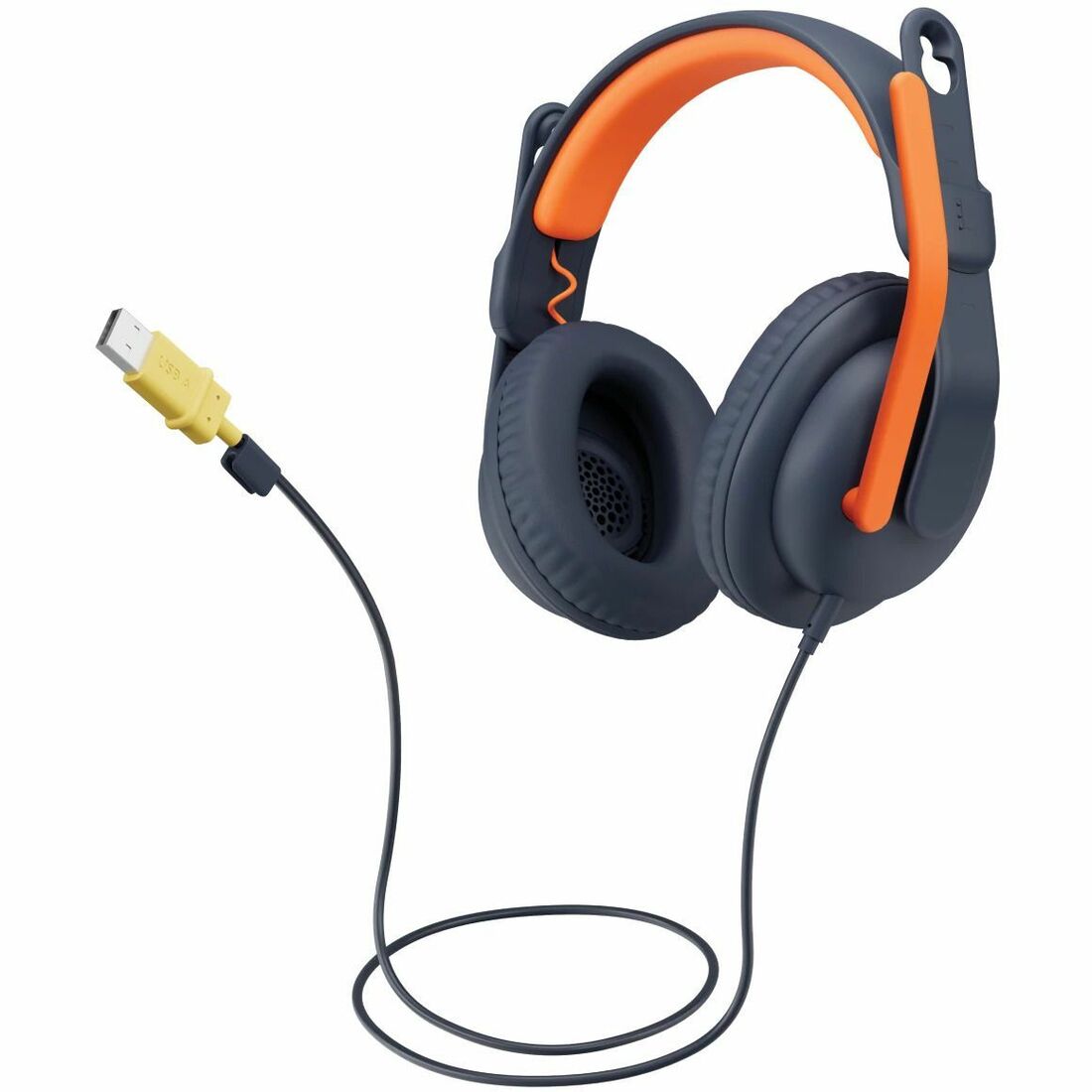 Logitech Zone Learn Wired Headset with Microphone for Learners, Comfortable and Adjustable Fit for Kids, USB A — 981-001367