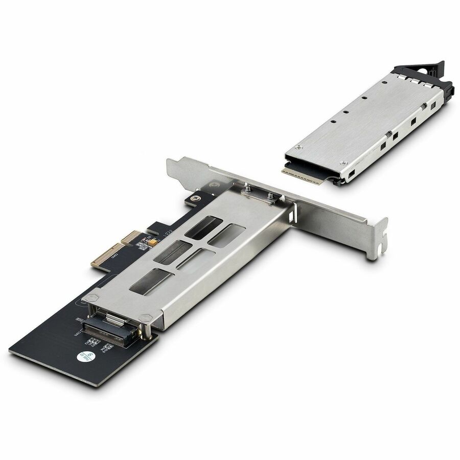 StarTech.com M.2 NVMe SSD to PCIe x4 Removable Mobile Rack for PCI Express Expansion Slot, Tool-less Installation, PCIe Hot-Swap Drive Bay — M2-REMOVABLE-PCIE-N1