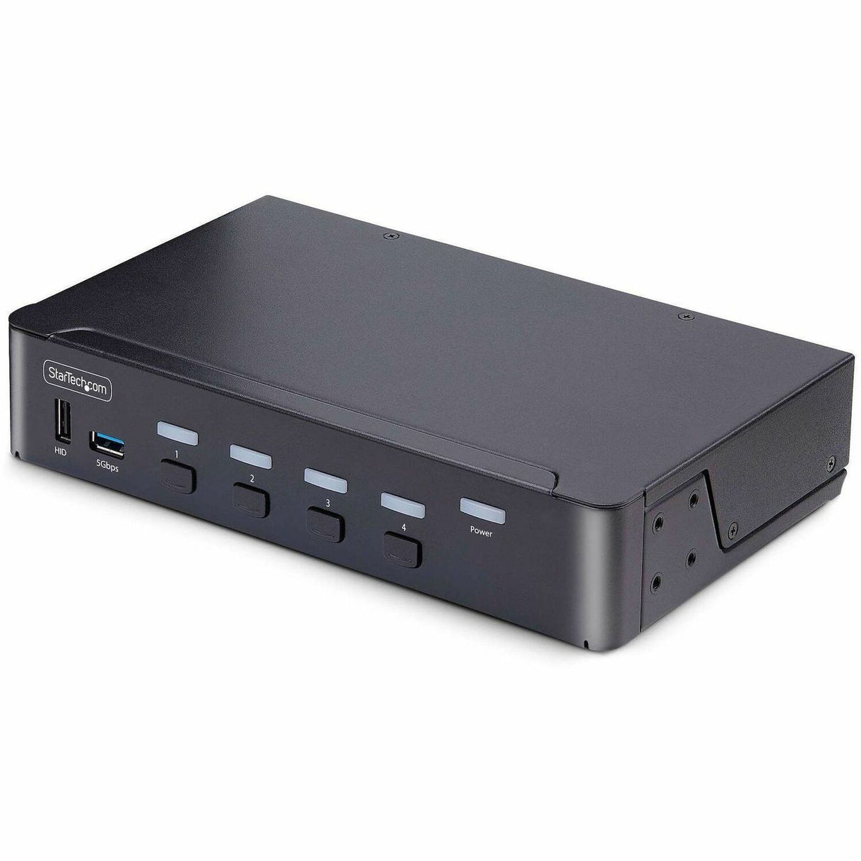 StarTech.com 4-Port DisplayPort 1.4 KVM Switch, 8K 60Hz / 4K 144Hz, 2x USB 3.0 Ports, 4x USB 2.0 Ports, Hotkey Switching, TAA Compliant — D86A2-4-PORT-8K-KVM