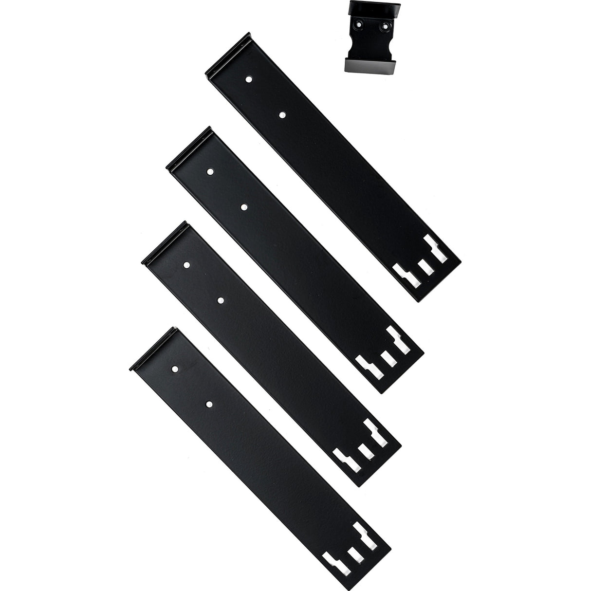 Vertiv Rackmount kit for two Vertiv Avocent HMX 5000/6000 High Performance KVM Systems contains metal brackets and screws. — RMK-97