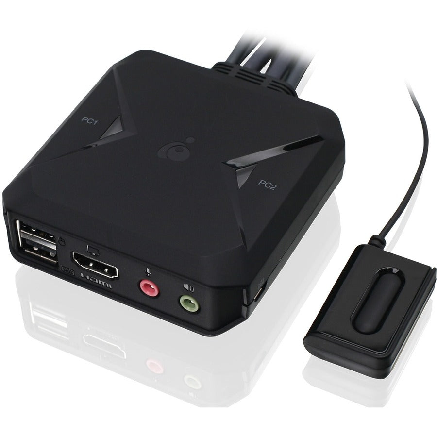 IOGEAR 2-Port 4K KVM Switch with HDMI, USB and Audio Connections — GCS92HU