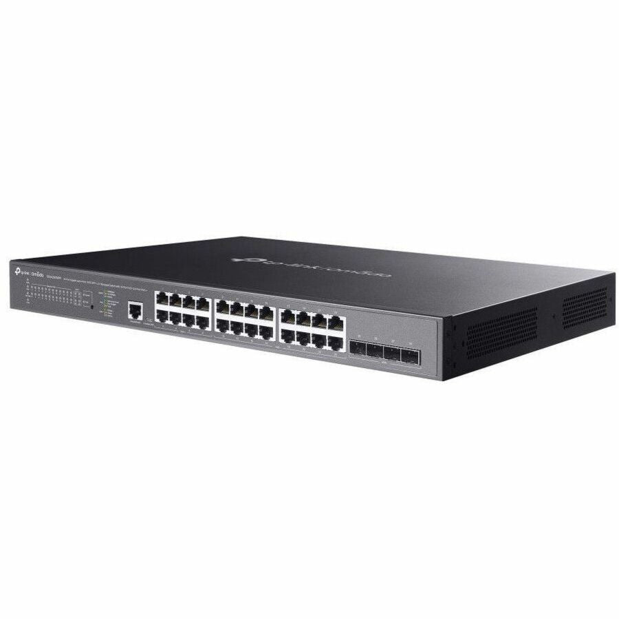 TP-Link 24-Port Gigabit and 4-Port 10GE SFP+ L2+ Managed Switch with 16-Port PoE+ & 8-Port PoE++ — SG3428XMPP