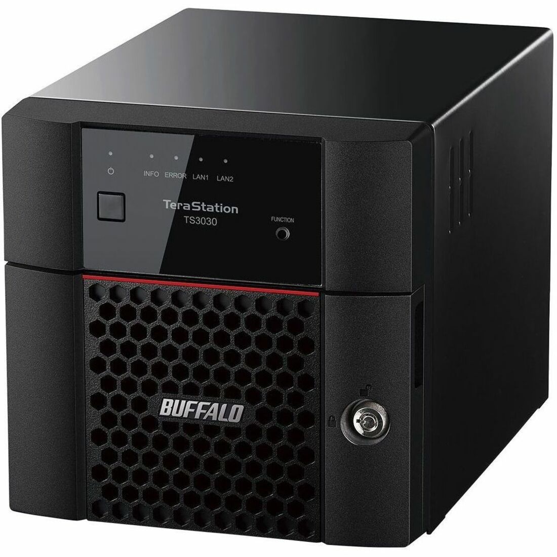 BUFFALO TeraStation 3230DN 2-Bay Secure SMB Desktop NAS 4TB (2x2TB) with Hard Drives Included — TS3230DN0402