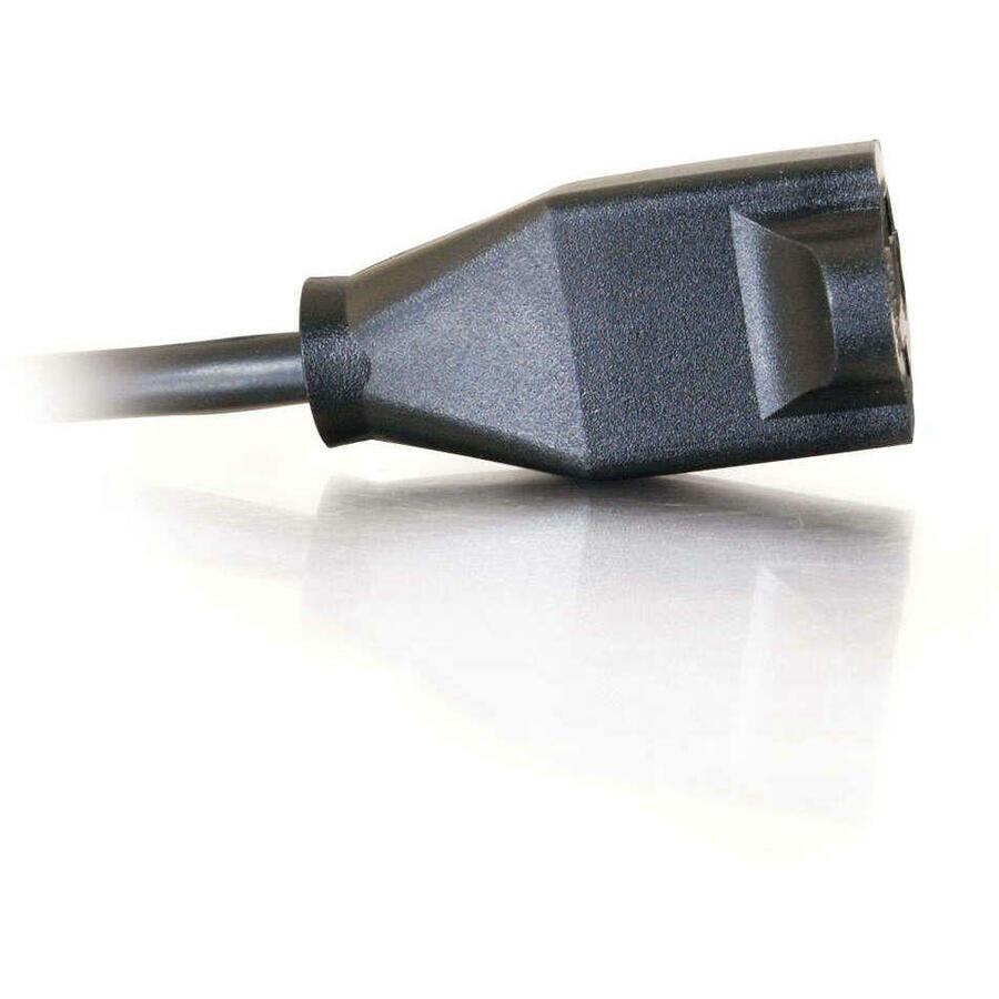 C2G 4ft 16 AWG Outlet Saver Power Extension Cord (NEMA 5-15P to NEMA 5-15R) — 29930