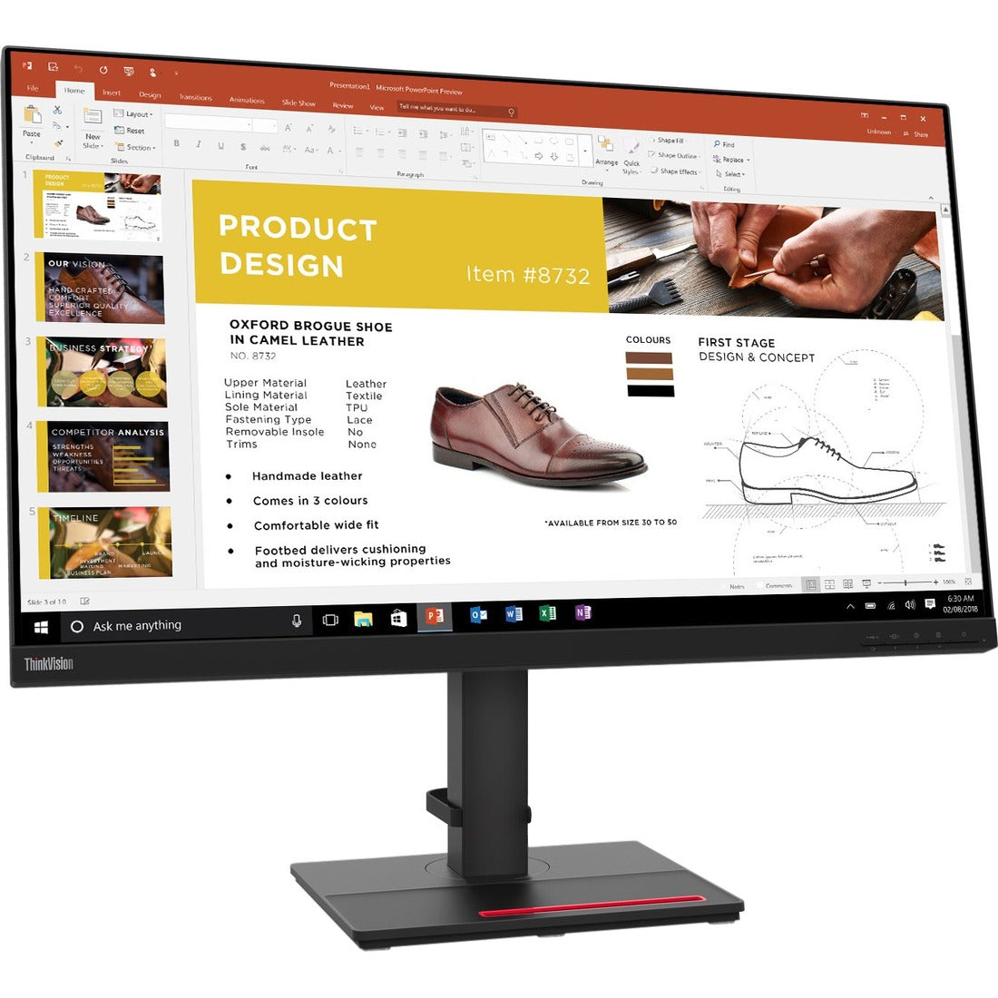 Lenovo ThinkVision P32P-20 32" Class 4K UHD LCD Monitor - 16:9 - Raven Black — 62A2GAR2US