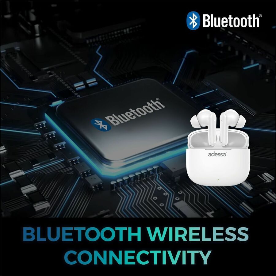 Adesso Xtream T1 Bluetooth Wireless Earbuds and Built-in Microphone — Xtream T1