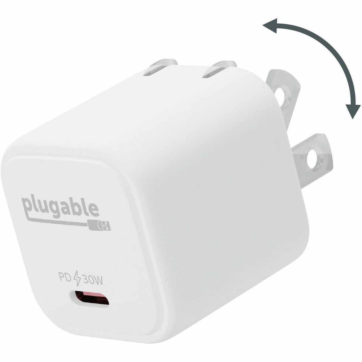 Plugable 30W USB-C GaN Charger - MagSafe-Compatible, Fast Charging for iPhone, iPad, Galaxy & USB-C Devices — PS-30C1W