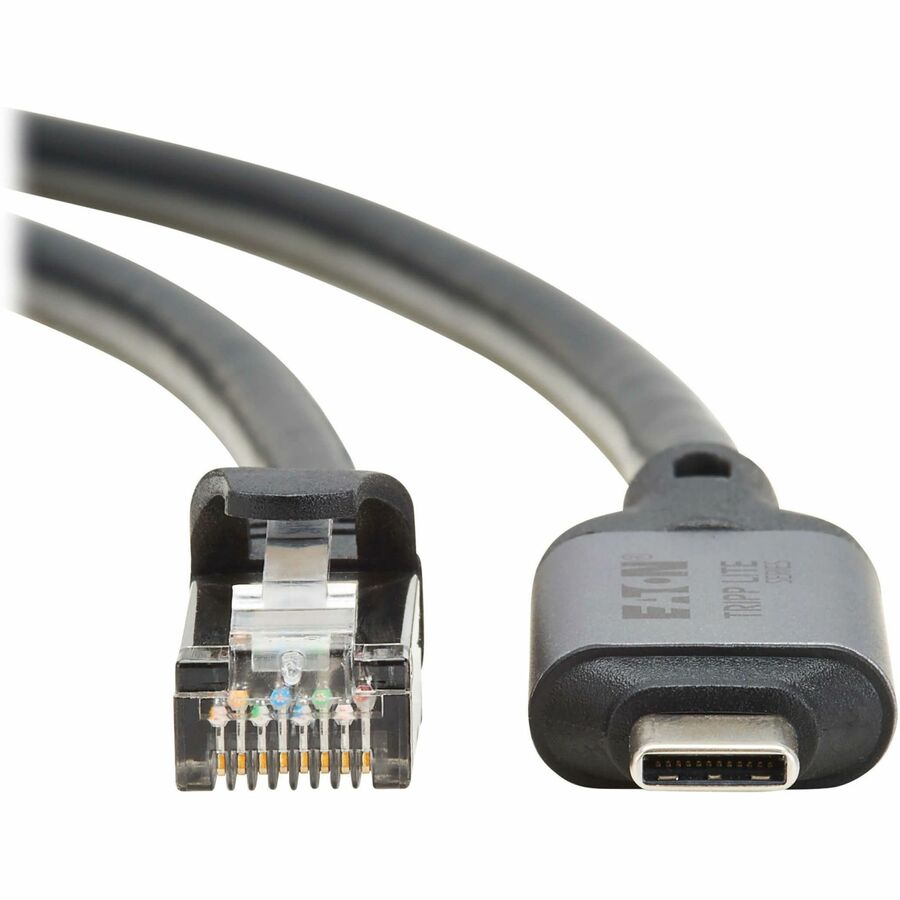 Eaton Tripp Lite Series USB-C to RJ45 Gigabit Ethernet Cable (M/M) - USB 3.2 Gen 1, 1 m (3.3 ft.) — U436-01M