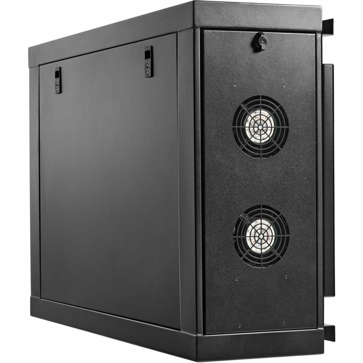 Eaton Tripp Lite Series SmartRack 4U Low-Profile Side-Mount Wall-Mount Mini Rack Enclosure, Black — SRW4USM