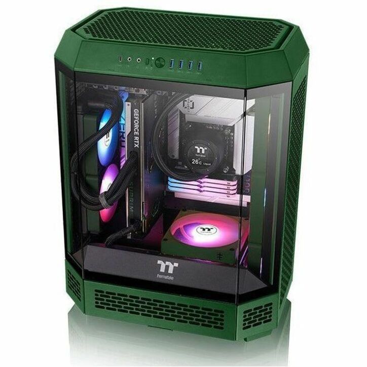 Thermaltake CT120 EX Reverse ARGB Sync PC Cooling Fan Racing Green (3-Fan Pack) - 3 Pack — CL-F226-PL12RG-A