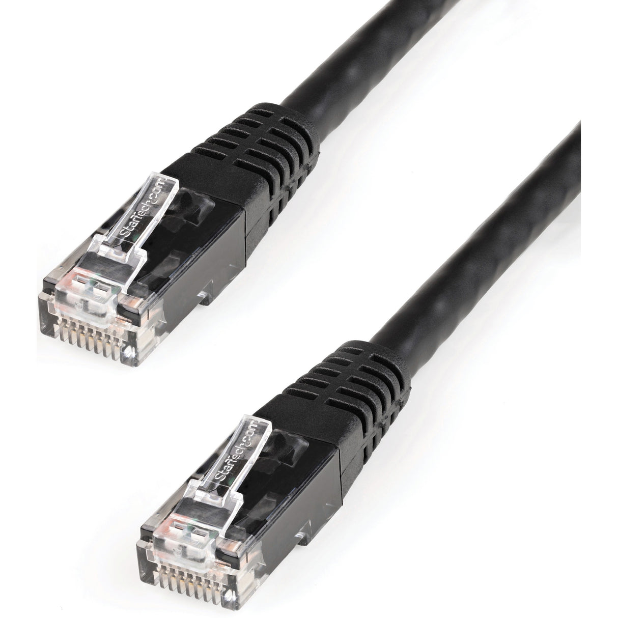 StarTech.com 100ft CAT6 Ethernet Cable - Black Molded Gigabit - 100W PoE UTP 650MHz - Category 6 Patch Cord UL Certified Wiring/TIA — C6PATCH100BK