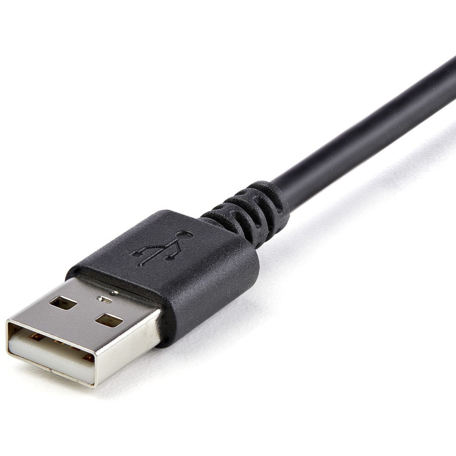 StarTech.com 3m (10ft) Long Black Apple�® 8-pin Lightning Connector to USB Cable for iPhone / iPod / iPad — USBLT3MB