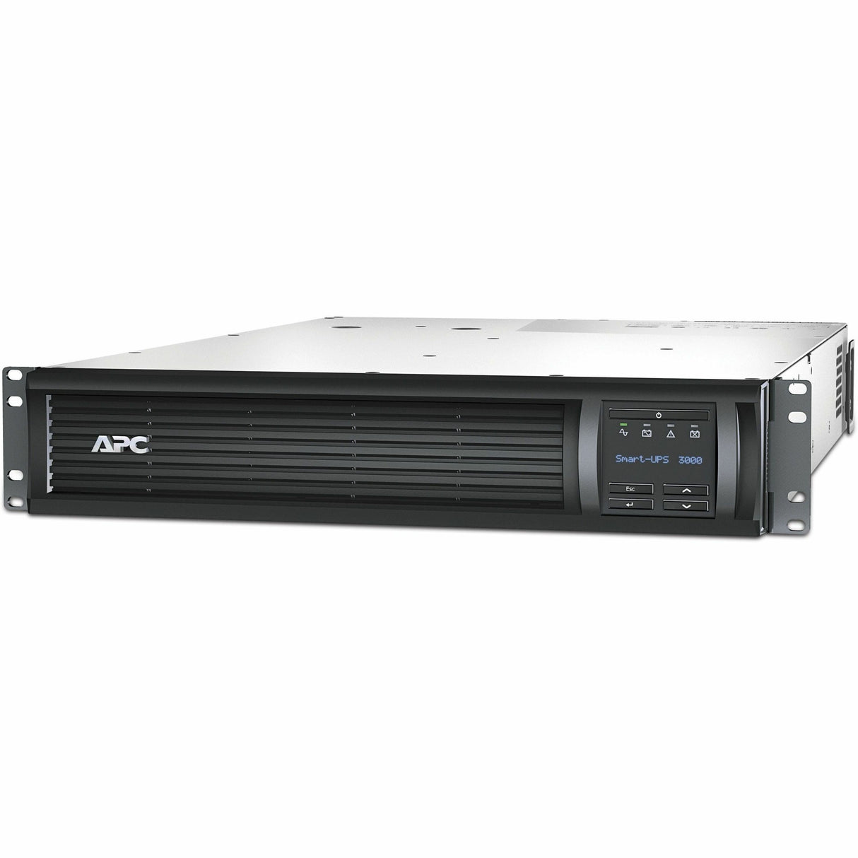 APC Smart-UPS, Line Interactive, 3kVA, Rackmount 2U, 208V, 2x NEMA L6-20R outlets, SmartSlot, AVR, LCD — SMT3000RMT2U