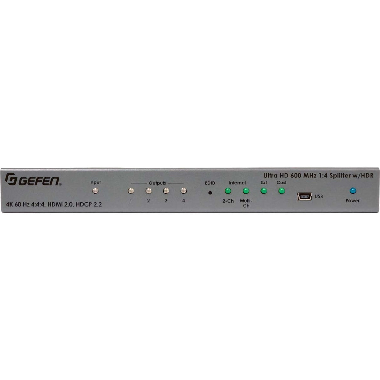 Gefen Ultra HD 600 MHz 1:4 Splitter for HDMI w/ HDR — EXT-UHD600-14