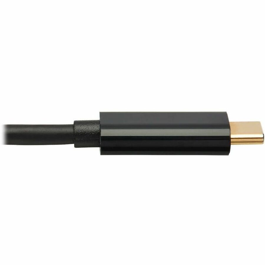 Eaton Tripp Lite Series USB-C to HDMI Active Adapter Cable (M/M), 4K 60 Hz, 4:4:4, HDCP 2.2, Mid-Cable Adapter, Black, 10 ft. (3.1 m) — U444-010-H4K6BM