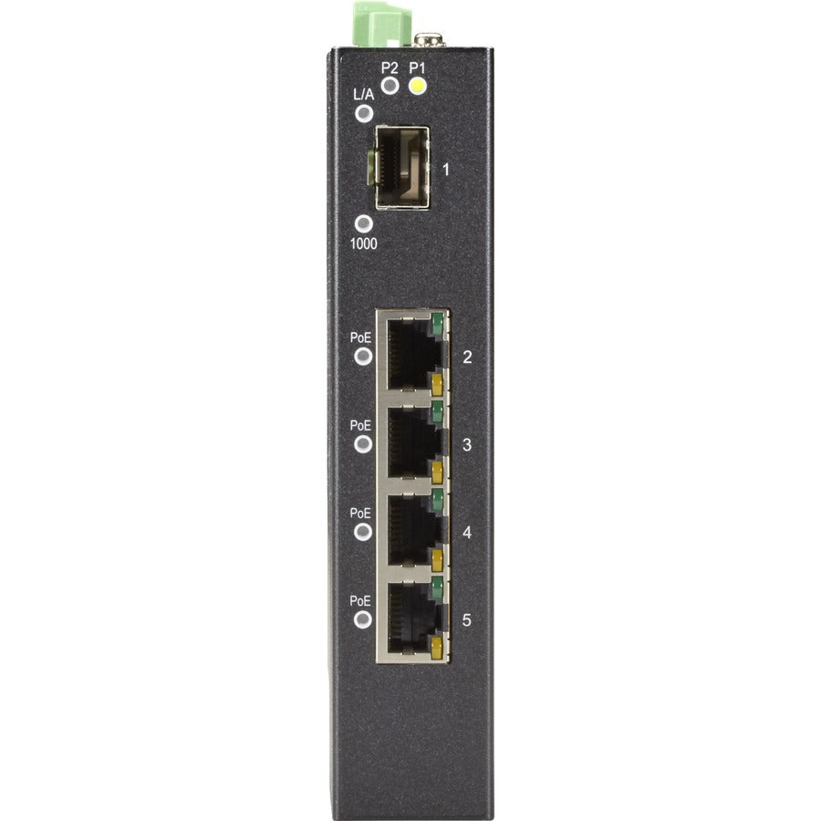 Black Box Industrial Unmanaged Gigabit Ethernet Switch — LIE401A