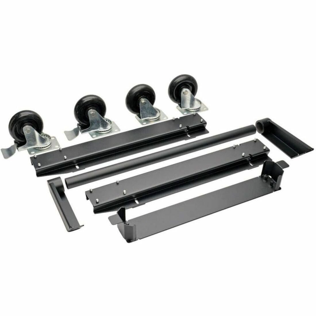 Eaton Tripp Lite Series Mobile Cart Conversion Kit with Handle, Casters and Power Cord Manager for Tablet/Chromebook Charging Stations — CSHANDLEKIT