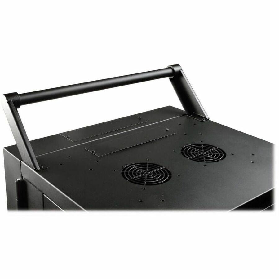 Eaton Tripp Lite Series Mobile Cart Conversion Kit with Handle, Casters and Power Cord Manager for Tablet/Chromebook Charging Stations — CSHANDLEKIT