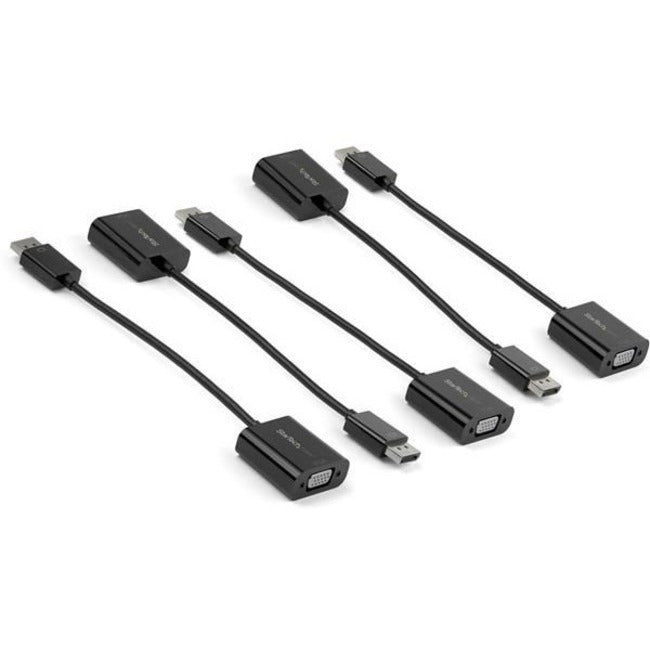 StarTech.com 5-Pack DisplayPort to VGA Adapter - DisplayPort 1.2 to VGA Monitor Active Adapter - DP to VGA Video Converter Dongle - M/F — DP2VGA3X5