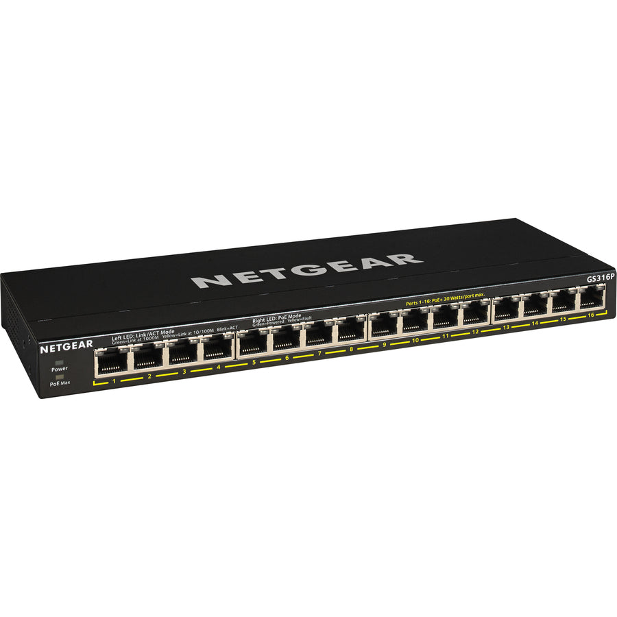 Netgear GS316P Ethernet Switch — GS316P-100NAS