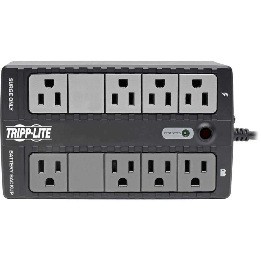 Eaton Tripp Lite Series Standby UPS 450VA 255W - 8 5-15R Outlets, 120V, 50/60 Hz, 5-15P Plug, Desktop/Wall Mount — BC450