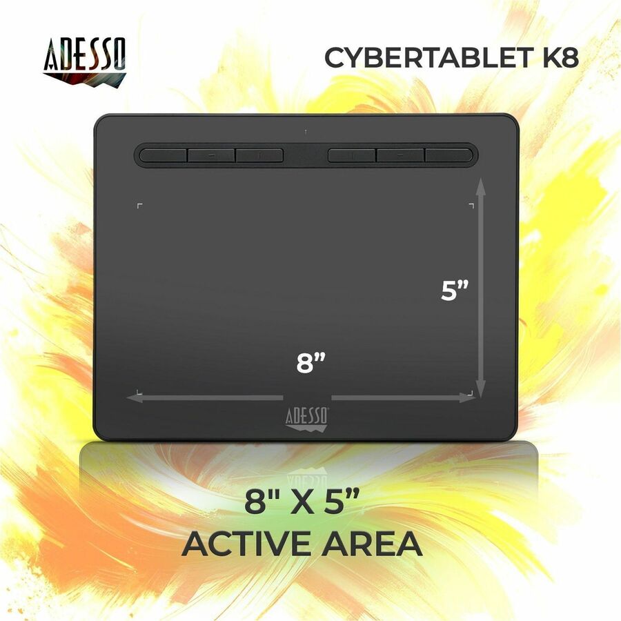 Adesso 8" x 5" Graphic Tablet — CybertabletK8