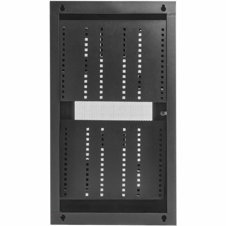 Eaton Tripp Lite Series SmartRack 5U Low-Profile Vertical-Mount Switch-Depth Wall-Mount Structured Wiring Enclosure, Adjustable Equipment Brackets — SRWF10UMOD