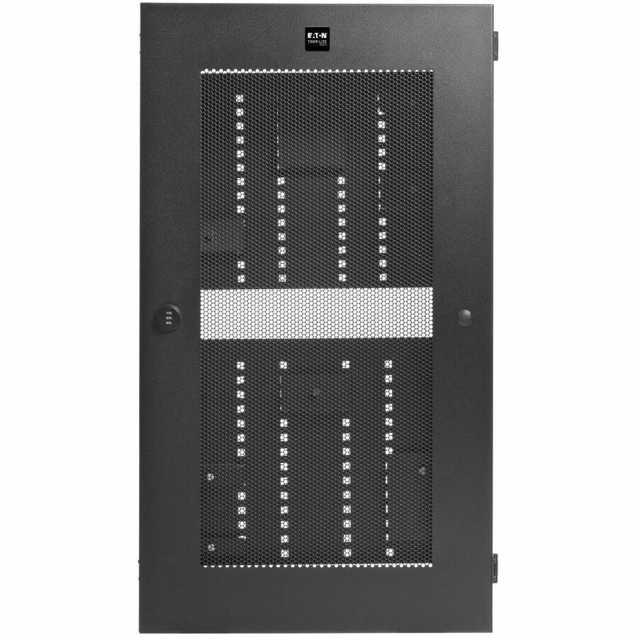 Eaton Tripp Lite Series SmartRack 5U Low-Profile Vertical-Mount Switch-Depth Wall-Mount Structured Wiring Enclosure, Adjustable Equipment Brackets — SRWF10UMOD