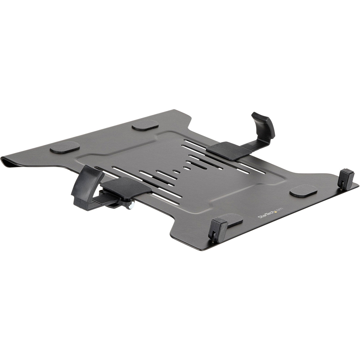 StarTech.com VESA Laptop Tray, Adjustable Monitor Arm Laptop Tray, Secures Notebooks up to 4.5kg (9.9lb), 75x75 & 100x100 VESA, Ventilated — LAPTOP-ARM-TRAY