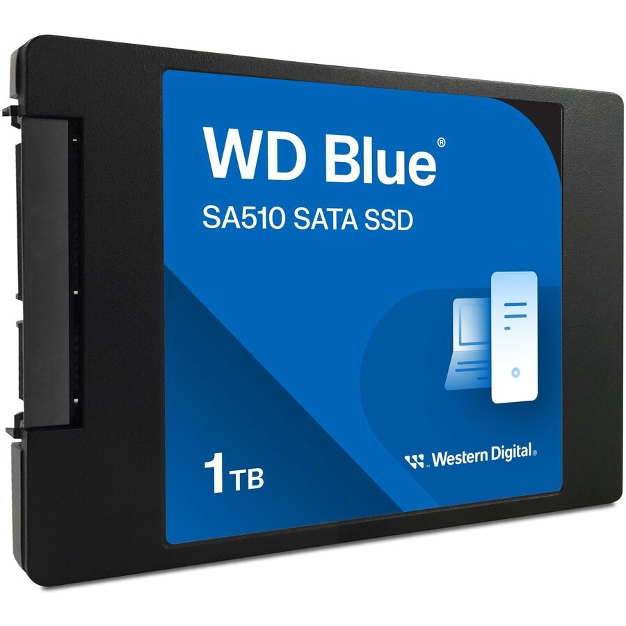 WD Blue SA510 WDS100T3B0A 1 TB Solid State Drive - 2.5" Internal - SATA — WDS100T3B0A-00AXR0