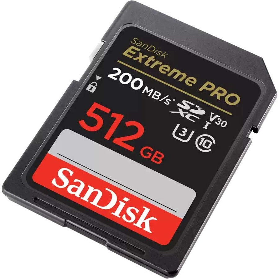 SanDisk Extreme PRO 512 GB Class 3/UHS-I (U3) V30 SDXC — SDSDXXD-512G-ANCIN